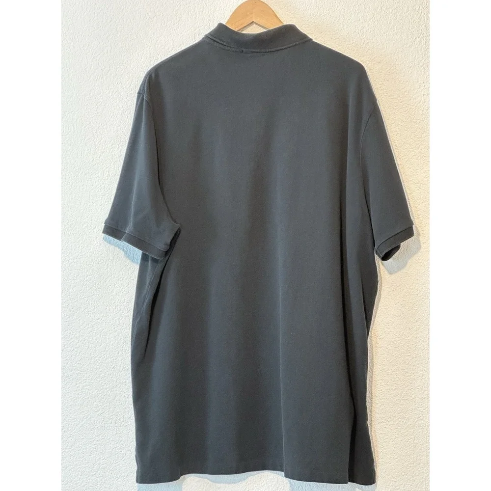 Polo Ralph Lauren Polo Shirt Mens XXL BLACK Short Sleeve Gray Pony